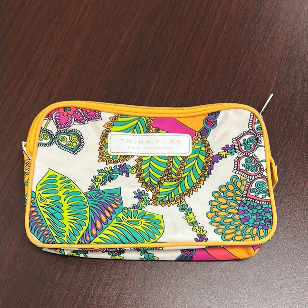 Trina Turk Multicolor Patterned Pouch